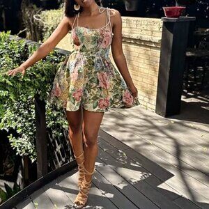 💐Floral Print Tie Shoulder Cami Dress💐